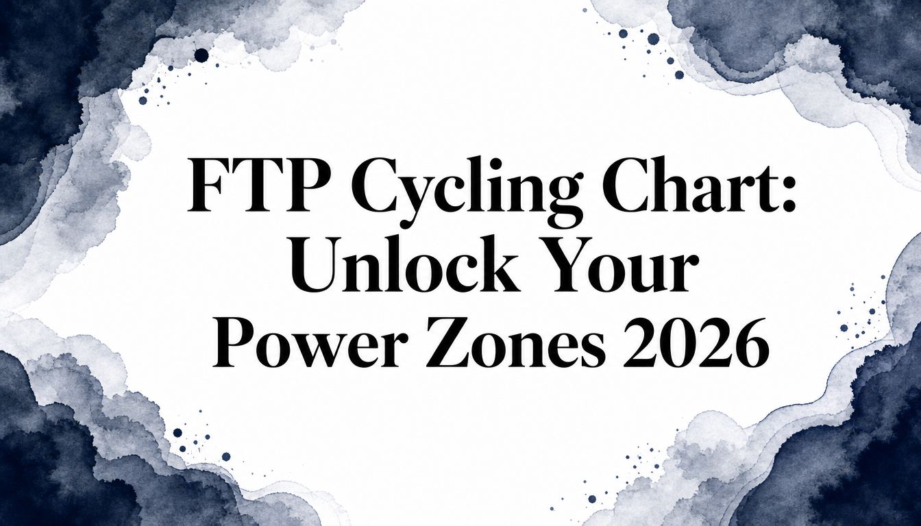 FTP Cycling Chart: Unlock Your Power Zones 2026
